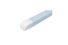 Climaplus-Klimakanal Endstück 125 x 75mm RAL9010 WEISS