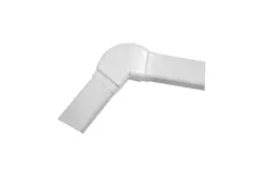 Climaplus Klimakanal Einstellbare Biegung 90x65mm RAL 9010 WEISS