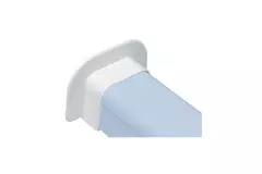 Climaplus Klimakanal Wandrosette 90x65mm RAL 9010 WEISS