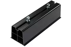 Montageschiene Außeneinheit aus Hart-PVC, Länge 1000mm