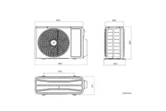 Tosot by GREE Multi Split (4) Klimaanlage Außengerät R32 8,0 kW