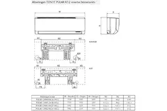 Tosot PULAR Multi Split (3) Klimaanlage Inverter 121212P R32 3x 3,2 kW Set