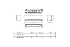 MaxiCool AURORA Klimaanlage Innengerät 12HDI R32 3,5 kW