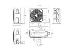 MaxiCool AURORA Dual Inverter Klimaanlage 7,0 kW Set