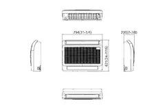Maxicool Inverter Konsole Klimaanlage R32 5,0 kW Set