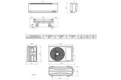 Tosot PULAR by GREE Single Split Klimaanlage R32 6,1 kW Set