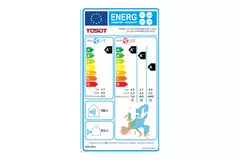 Tosot CLIVIA by GREE Klimaanlage Innengerät schwarzes Design 2,7 kW R32