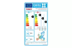 TOSOT CLIVIA by GREE Klimaanlage Innengerät schwarzes Design 3,5 kW R32
