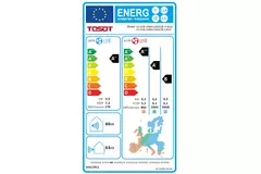 TOSOT CLIVIA by GREE Klimaanlage Inverter Black 3,5 kW R32 Set