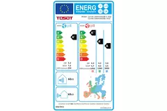 Tosot CLIVIA by GREE Inverter-Klimagerät Schwarz R32 5,3 kW Set