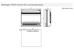 Tosot CONSOLE by GREE Inverter Klimaanlage R32 5,2 kW Set