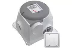 Zehnder ComfoFan Silent 460 m³/h + CO₂-Sensor – Schutzkontaktstecker