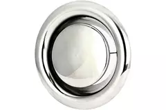 Abluft Edelstahl Ventil Ø 80 mm mit Montagering - DVS080Y/1