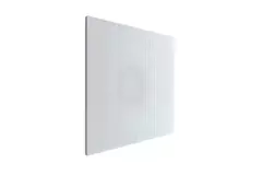 Deckenluftdurchlass 600x600 perforiert mit einstellbarer Zuluft - Oberanschluss 125 mm - Mischfarbe RAL 9010