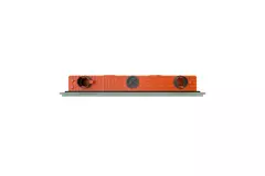 Ergovent verputzbarer rahmenloser Schlitzdurchlass 1000 mm mit Anschlussdurchmesser 75 mm – Profil
