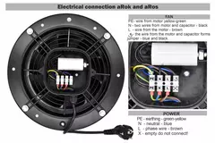 Axialventilator rund 200mm - 780m³/h - aRos