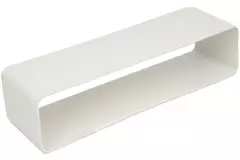 Kunststoff Anschlussmuffe quadratisch 220x55 mm - KSF25