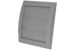Lamellengitter Überdruck 150x150mm Ø100mm Grau ND10ZP