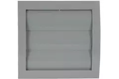 Lamellengitter Überdruck 150x150mm Ø100mm Grau ND10ZP