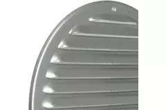 Lüftungsgitter Metall rund Zink Ø200mm MR200ZN
