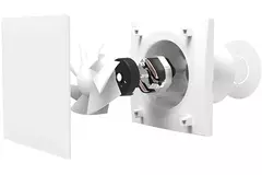 Geräuschloser badlüfter mit timer und Feuchtigkeitssensor Mute Ø 100 mm - Vent Axia Mute 100 HTN