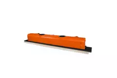 Ergovent verputzbarer rahmenloser Schlitzdurchlass 1050 mm mit Anschlussdurchmesser 75 mm - Modular - 1 Schlitz