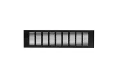 Sockelgitter Aluminium schwarz 400x100mm RA1040B