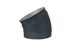 Wickelfalz Bogen 30° Ø 125 mm für Wickelfalzrohre - maßgeschneidert RAL7016