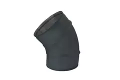 Wickelfalz Bogen 45° Ø 125mm - maßgeschneidert RAL7016