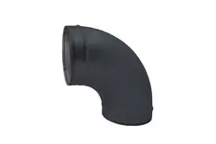 Wickelfalz Bogen 90° Ø 125mm - maßgeschneidert RAL7016