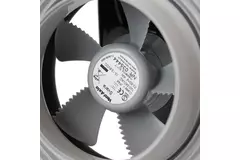 Badezimmerventilator Svara mit Timer, Feuchtigkeits- und Lichtsensor, 100–125 mm (App-gesteuert), SCHWARZ