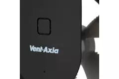 Badezimmerventilator Svara mit Timer, Feuchtigkeits- und Lichtsensor, 100–125 mm (App-gesteuert), SCHWARZ