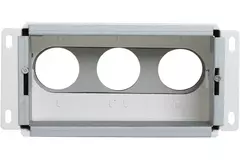 Vent-Axia Uniflexplus Wandkollektor Anschluss hinterer 3 x Ø69mm Inkl. 2 x Verschlussdeckel Ø69mm