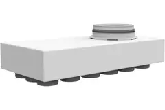 Vent-Axia Uniflexplus Hauptverteiler 18 x Ø69mm Unteranschluss mit Tülle Ø180mm