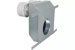 Uniflexplus Wand-Ventilkollektor ohne Ventil 2x Ø 90 mm