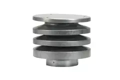 Runde Zufuhr/Abluft dachhaube mit Segmenten Ø125 mm