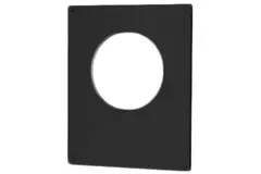 Abdeckplatte Svara schwarz