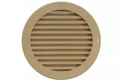 Lamellengitter Kunststoff  Ø125 mm beige - VR125Y
