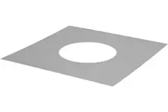 Abdeckplatte Durchmesser 80 mm quadratisch I304 (D0.6)
