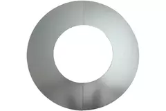 Abdeckrosette Ø 80 mm sendz. verzinkt (2 Teile)