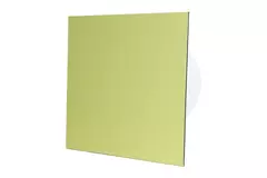 Air Roxy Badlüfter mit Anschlussdurchmesser 125 mm mit Timer und Feuchtigkeitssensor - Front aus goldenem Aluminium