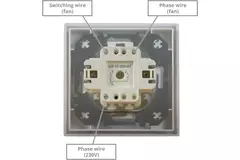 Europlast dezentrales WRG-Gerät 100 mm mit Schalter