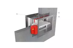 Brandschutzklappe rechteckig Handbetrieb - E-FD25 200x200 R