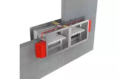 Brandschutzklappe rechteckig Handbetrieb - E-FD25 200x200 R