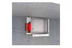 Brandschutzklappe rechteckig Handbetrieb - E-FD25 200x200 R