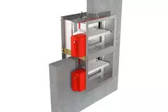 Brandschutzklappe rechteckig Handbetrieb - E-FD25 200x200 R