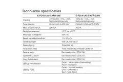 Rauchmelder 230V für rechteckige Brandschutzklappe - E-FD A SSA 900x250 230