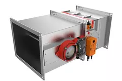 Rauchmelder 230V für rechteckige Brandschutzklappe - E-FD A SSA 900x250 230