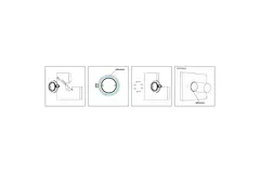 Brandschutzklappe rund kompakt 100 mm Servomotor 230V - E-FDC DD M230 D100