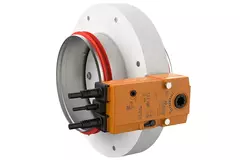 Brandschutzklappe rund kompakt 100 mm Servomotor 24V - E-FDC DD M24 D100